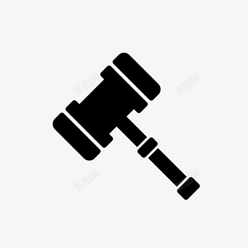 拍卖锤法庭工具图标svg_新图网 https://ixintu.com 工具 拍卖2 拍卖锤 法庭