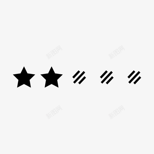 双星评级费率评级等级图标svg_新图网 https://ixintu.com 双星评级 评级星级 评级等级 费率