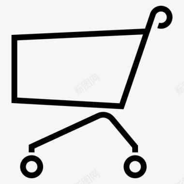 购物车购买超市图标图标