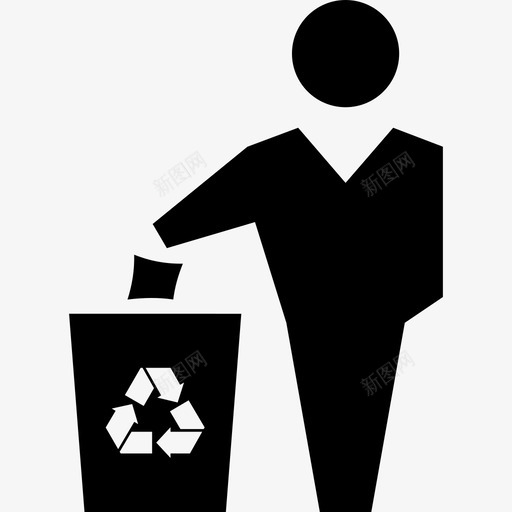 垃圾回收回收环境图标svg_新图网 https://ixintu.com 回收 垃圾回收 环境
