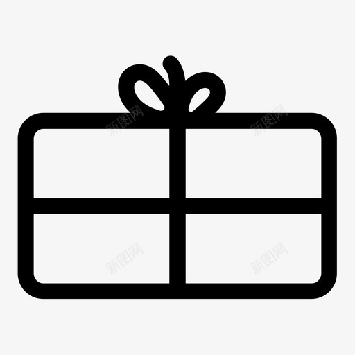 礼物礼品盒圣诞节图标svg_新图网 https://ixintu.com 圣诞节 礼品盒 礼物