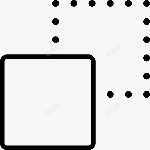 点网格图标svg_新图网 https://ixintu.com 位置 偏移 形状模式薄 正方形 点 网格 设计