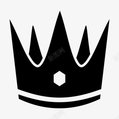 皇冠皇帝国王图标图标