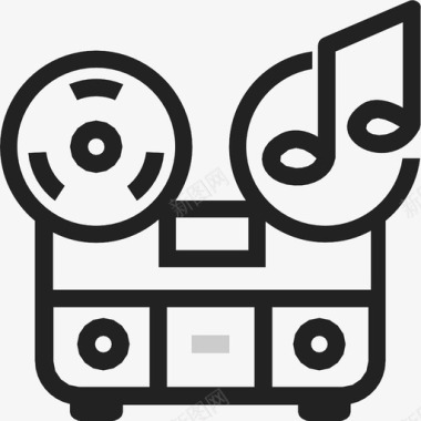 音乐播放器电影图标图标
