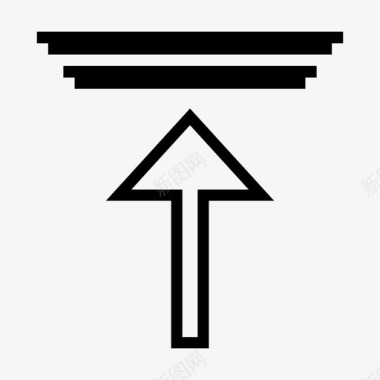 上传增长通知图标图标