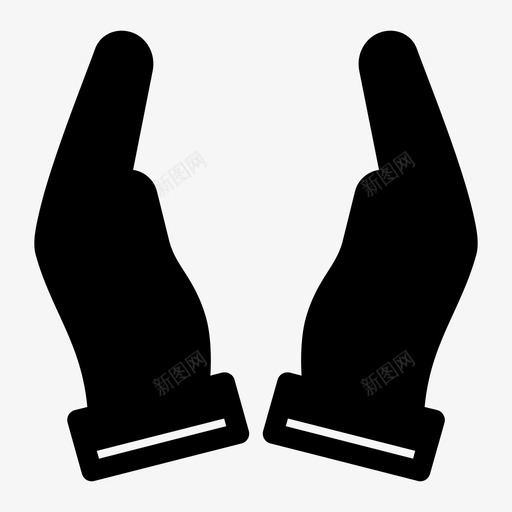 双手护理护理手指图标svg_新图网 https://ixintu.com 双手护理 安全 手指 护理