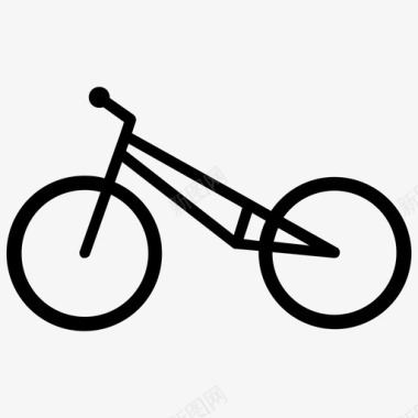 自由式自行车自行车骑行图标图标