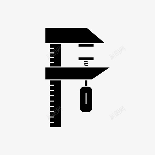 夹具结构支架图标svg_新图网 https://ixintu.com 仪器 夹具 支架 结构