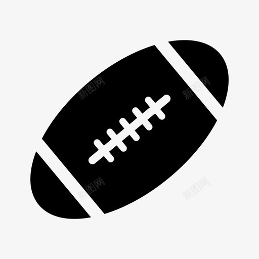 橄榄球美式橄榄球运动图标svg_新图网 https://ixintu.com 团队 橄榄球 美式橄榄球 运动