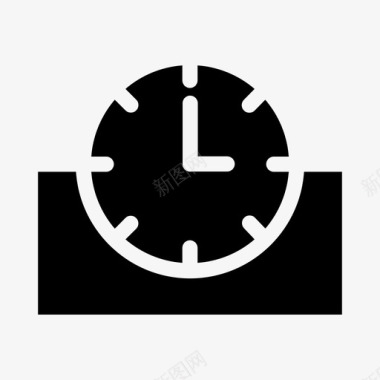 时间模拟时钟钟面图标图标