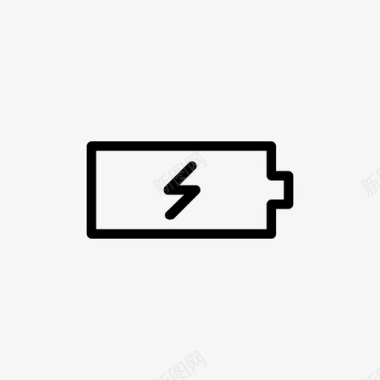 充电电池响应式用户界面图标图标