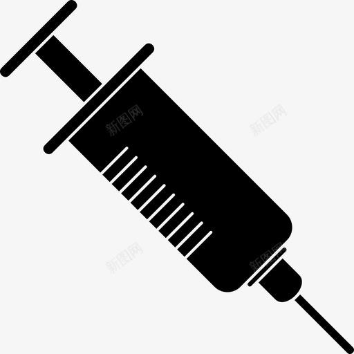 注射器注射剂医疗图标svg_新图网 https://ixintu.com 医疗 注射剂 注射器 疫苗 药品