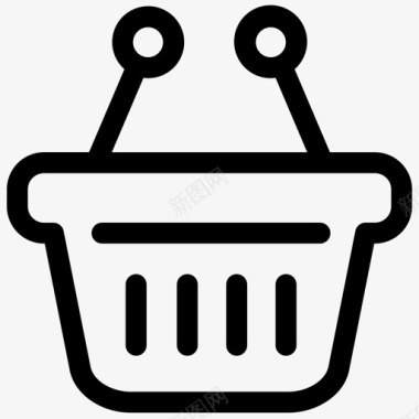 购物篮购物商业系列第6卷图标图标