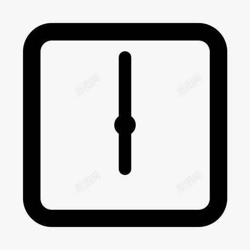 方形时钟矩形时间图标svg_新图网 https://ixintu.com 圆角正方形 手表 方形时钟 时间 矩形