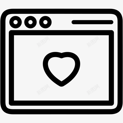 窗口心脏应用程序浏览器图标svg_新图网 https://ixintu.com windows2 应用程序 浏览器 窗口心脏 网络