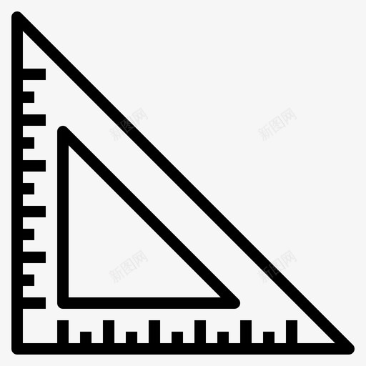 几何度图图标svg_新图网 https://ixintu.com 几何 图 工具 度 教育线 量具