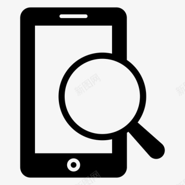 搜索引擎优化分析智能手机商业报告图标图标