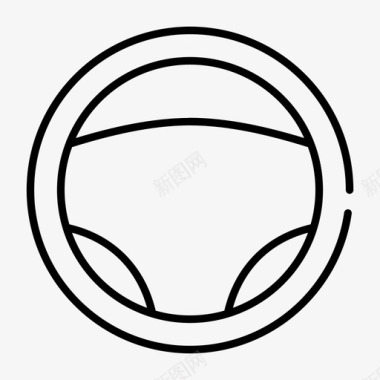 方向盘汽车轮子车架图标图标