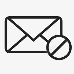 没有邮件没有邮件阻止禁止图标高清图片