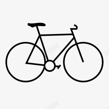 公路自行车自行车轮子图标图标