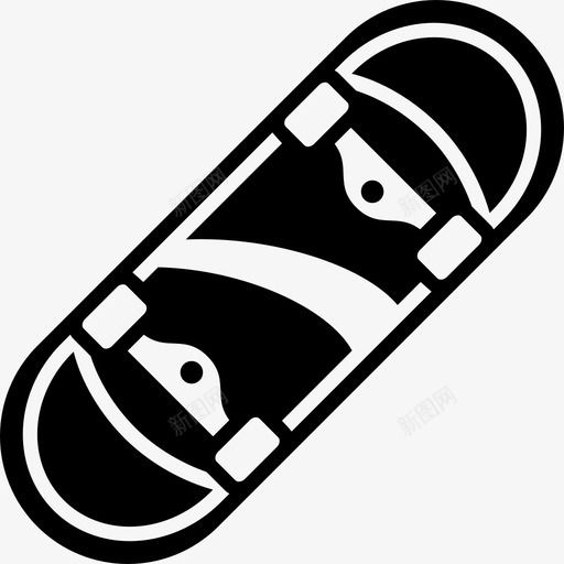 滑板长板短板图标svg_新图网 https://ixintu.com 技巧 滑板 短板 轮子 运动和健身 长板