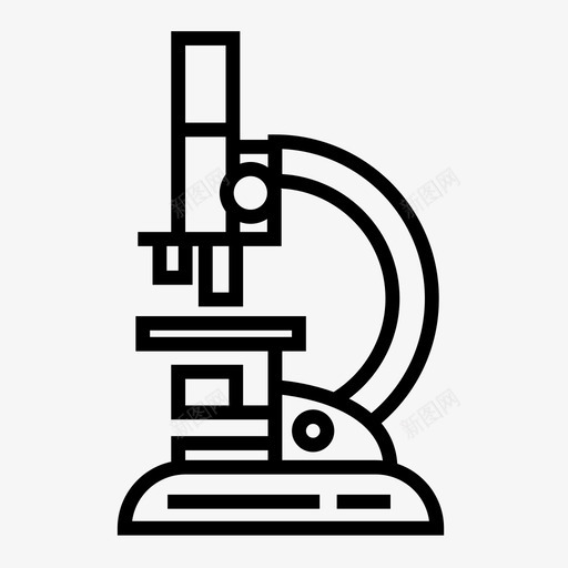 显微镜生物学教育图标svg_新图网 https://ixintu.com 学校教育 教育 显微镜 生物学 研究 科学