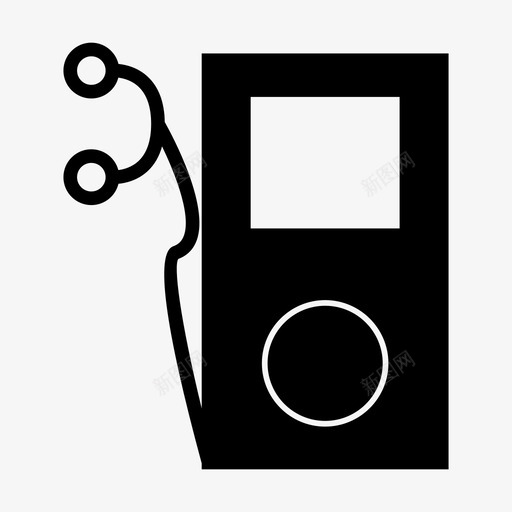 mp3播放器音频ipod图标svg_新图网 https://ixintu.com ipod mp3播放器 复古 歌曲 音乐 音频