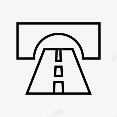 隧道桥梁立交桥图标图标