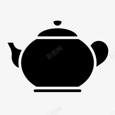 茶壶饮料火锅图标图标