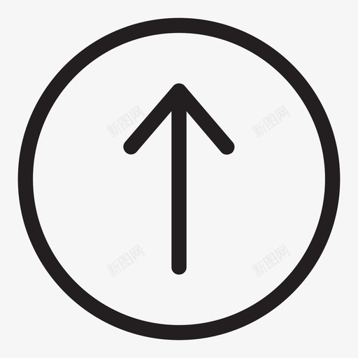 向上箭头箭头线集合图标svg_新图网 https://ixintu.com 向上 箭头 箭头线集合