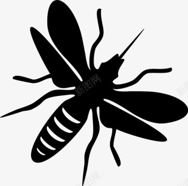蚊子动物昆虫图标图标