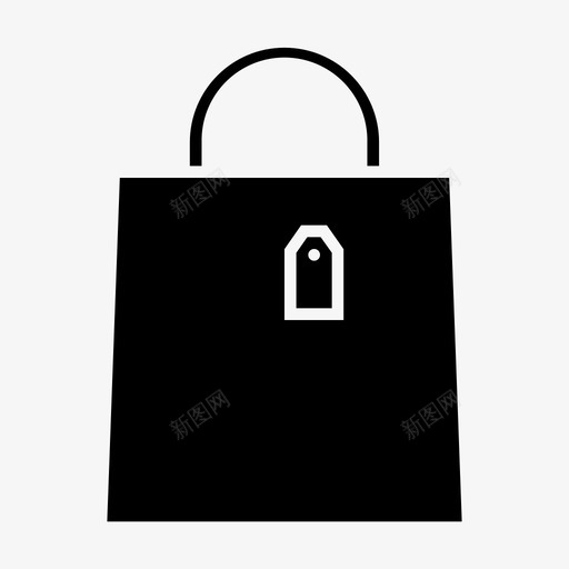 购物袋商务新的图标svg_新图网 https://ixintu.com 商务 新的 购物袋