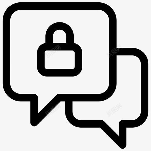 加密消息私人聊天安全线第三卷图标svg_新图网 https://ixintu.com 加密消息 安全线第三卷 私人聊天