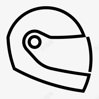 头盔撞车摩托车图标图标