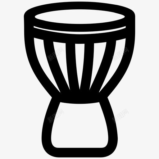 djembe文化鼓图标svg_新图网 https://ixintu.com djembe 乐器 文化 民族 音乐 鼓