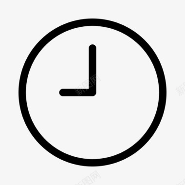 时钟时间接口元素ios优化图标图标