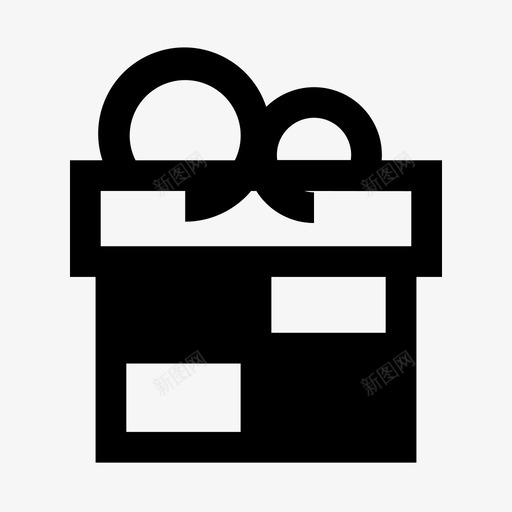 礼物盒子礼品盒图标svg_新图网 https://ixintu.com 盒子 礼品盒 礼物