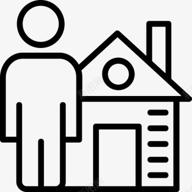 房东房主业主图标图标