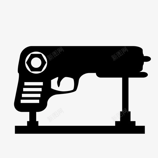 枪枪声射击图标svg_新图网 https://ixintu.com 射击 战争 枪 枪声 武器