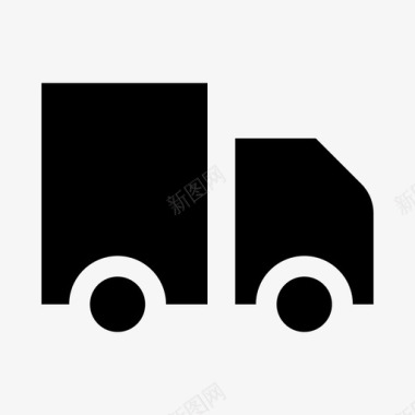 送货卡车汽车电子商务图标图标