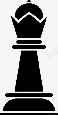 国际象棋皇后国际象棋运动图标图标