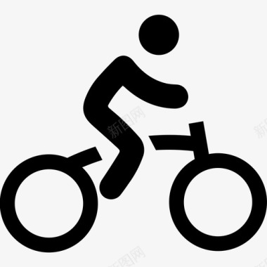 自行车用户界面图标图标