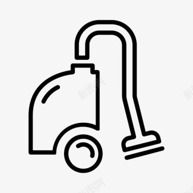 吸尘器清洁服务清洗图标图标