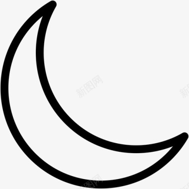 月亮新月预报图标图标