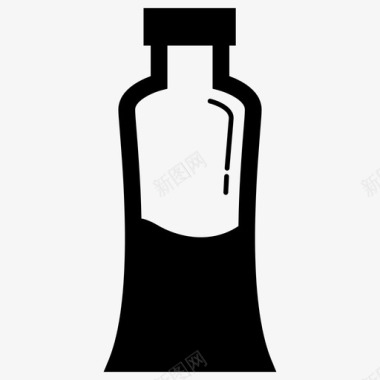 洗发水瓶子液体图标图标