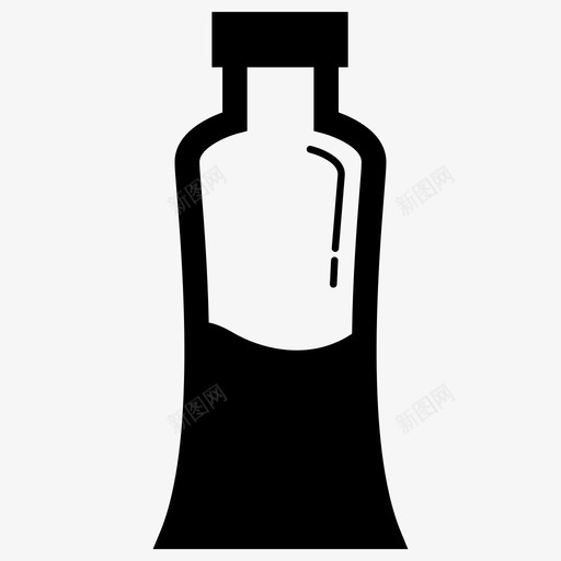 洗发水瓶子液体图标svg_新图网 https://ixintu.com 剃须 洗发水 液体 理发师 瓶子 肥皂