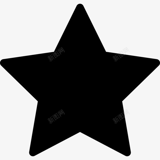 闪亮的星星形状教育性图标svg_新图网 https://ixintu.com 形状 教育性 闪亮的星星