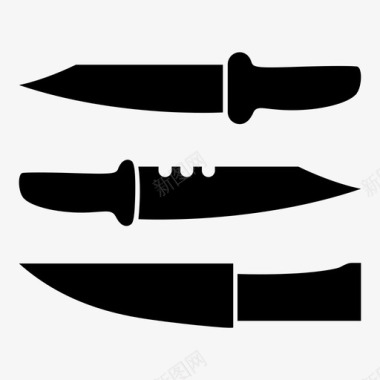 刀烹饪工具切割器图标图标