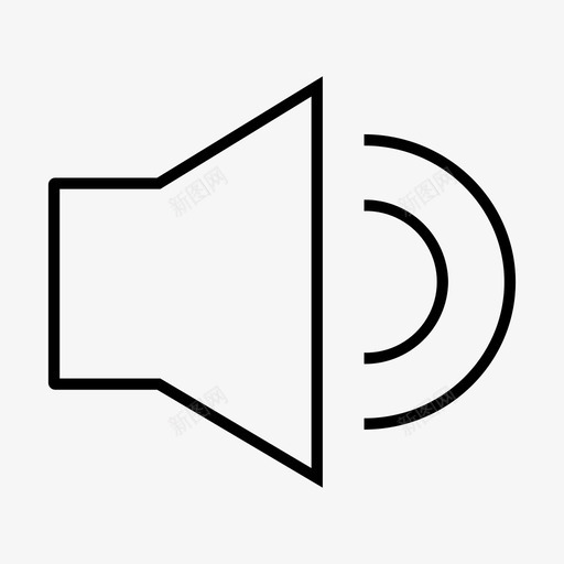 音量扬声器调高音量图标svg_新图网 https://ixintu.com 扬声器 调高音量 音量