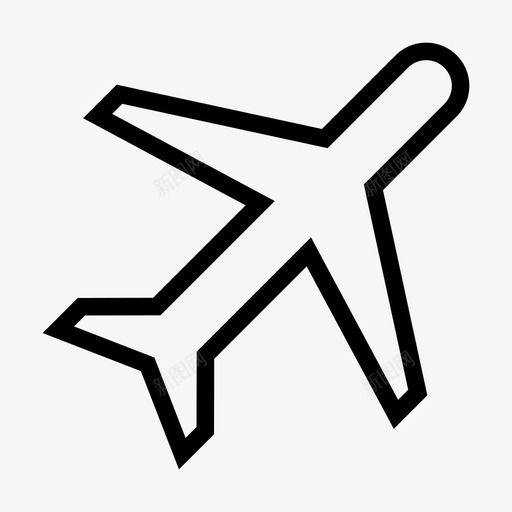 飞机机场航空图标svg_新图网 https://ixintu.com 机场 航空 飞机 飞行